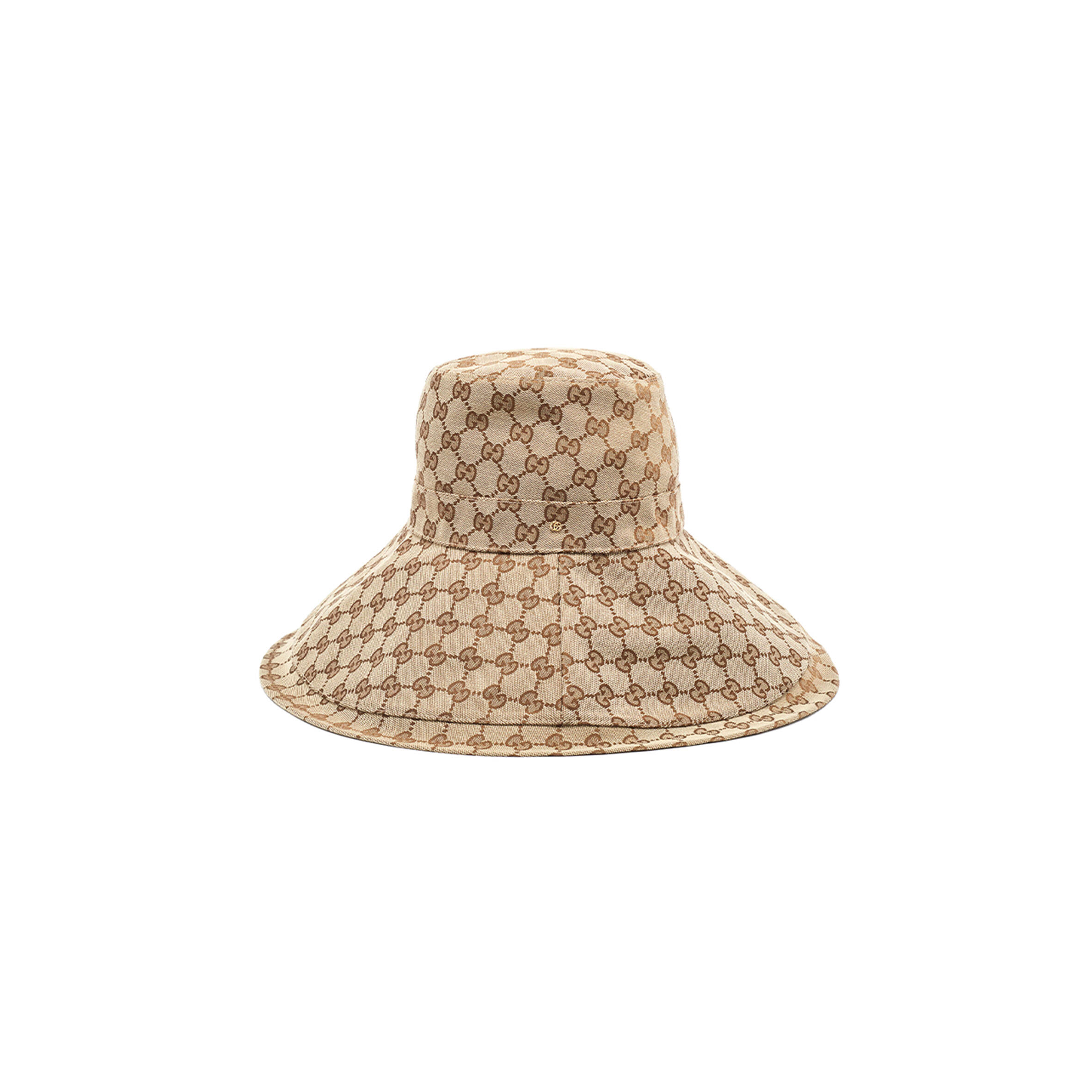 GUCCI GG CANVAS WIDE BRIM HAT 631958